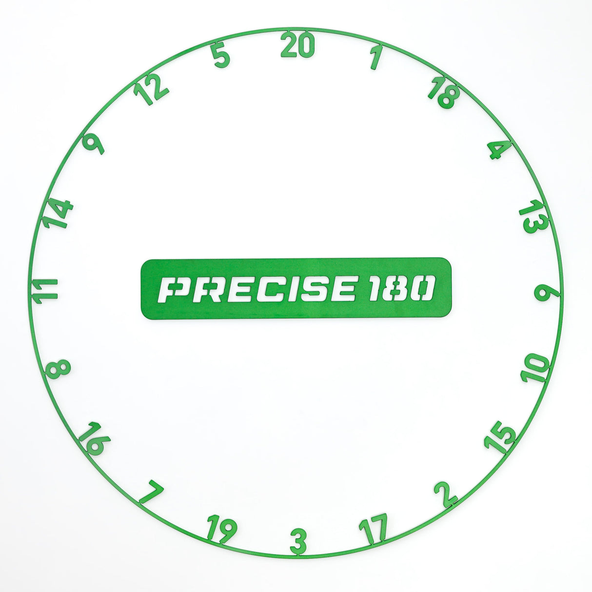 Precise 180 Number Ring - One-Piece - Colours Emerald Green