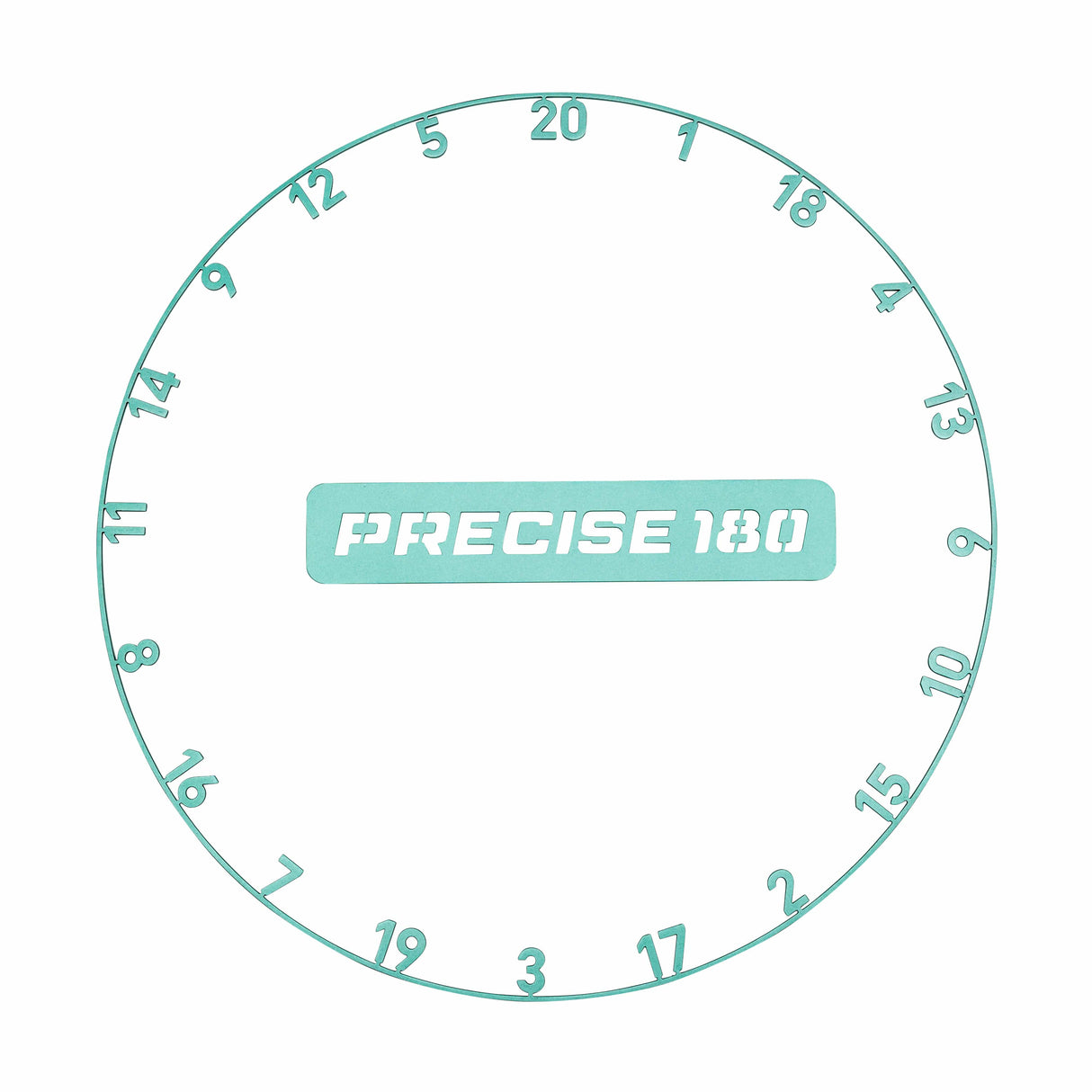 Precise 180 Number Ring - One-Piece - Colours Frozen Mint