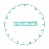 Precise 180 Number Ring - One-Piece - Colours Frozen Mint