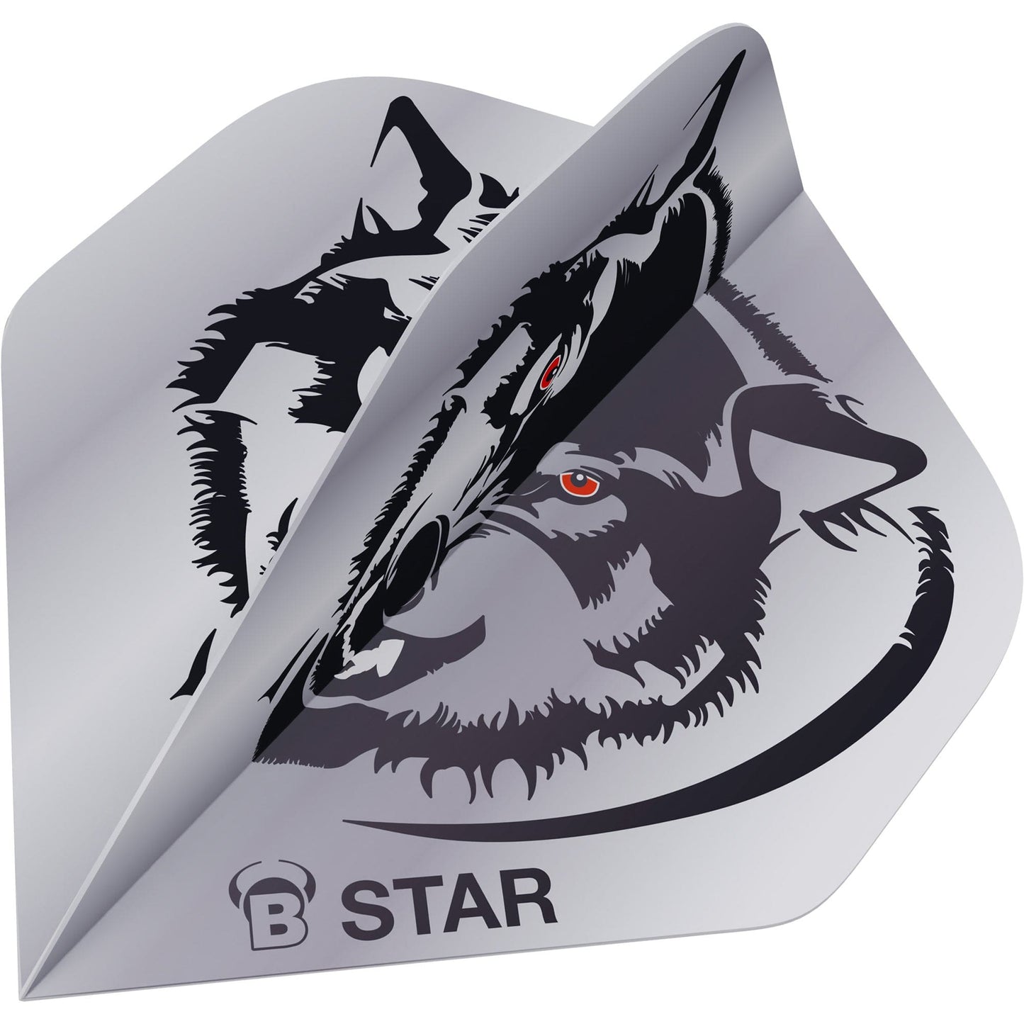 BULL'S B-Star Dart Flights - 100 Micron - A-Std - Wolf