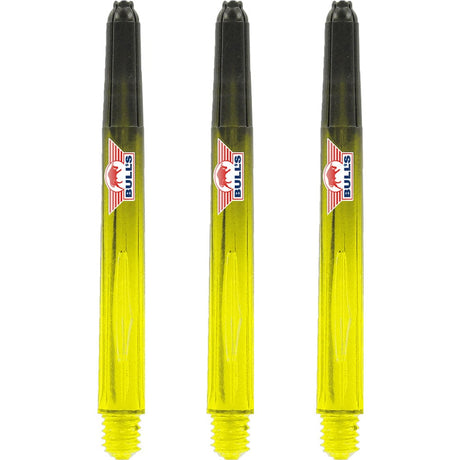 Bulls Airstriper Dart Shafts - Polycarbonate - Clear Yellow Medium