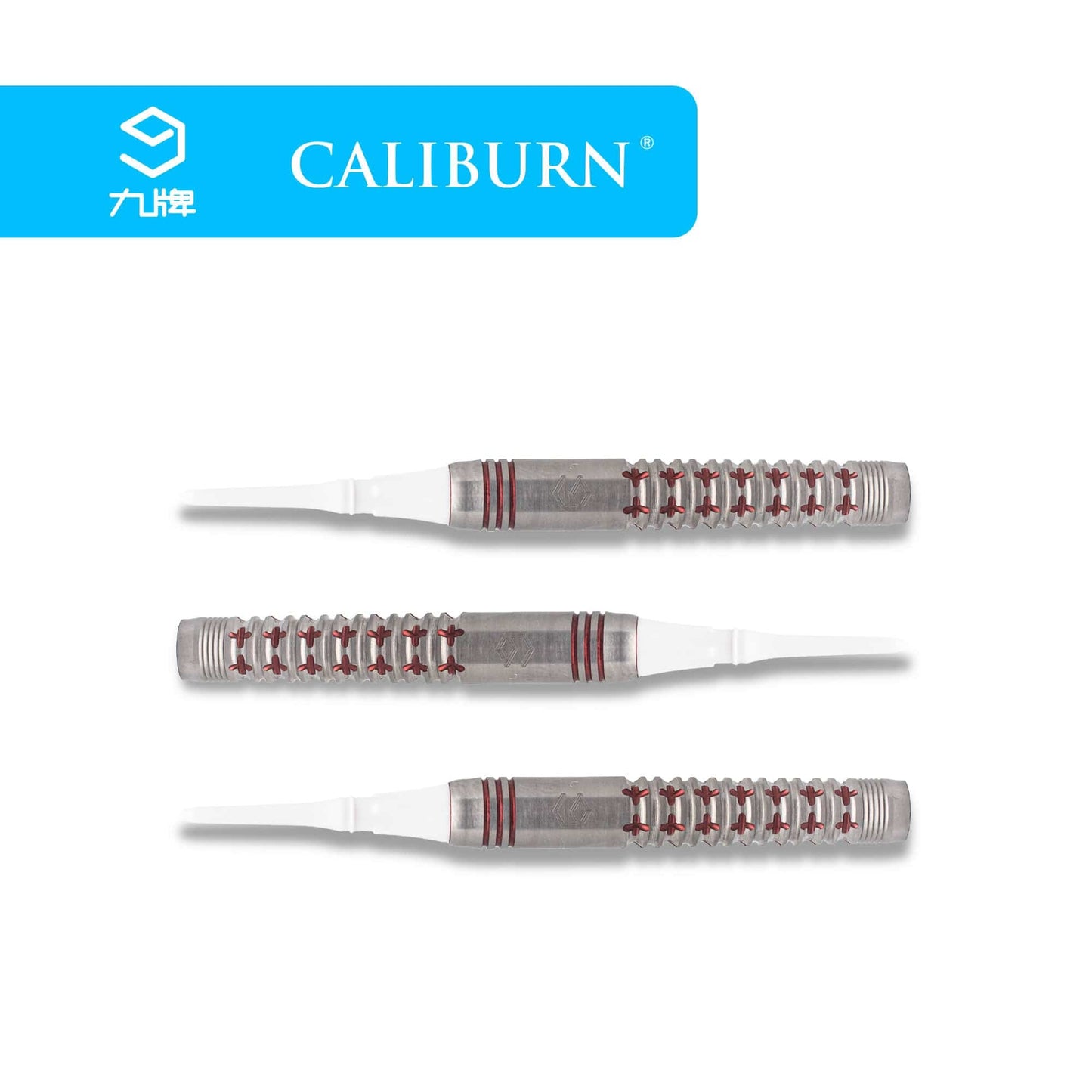 Caliburn Crusader II Darts - Soft Tip - 90% - Red