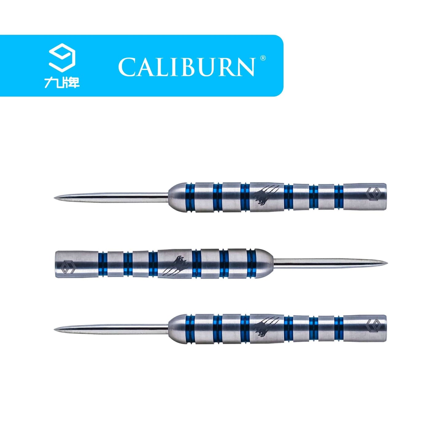 Caliburn Player Darts - Steel Tip - 90% - Blue Ring - Ice Cat 22g
