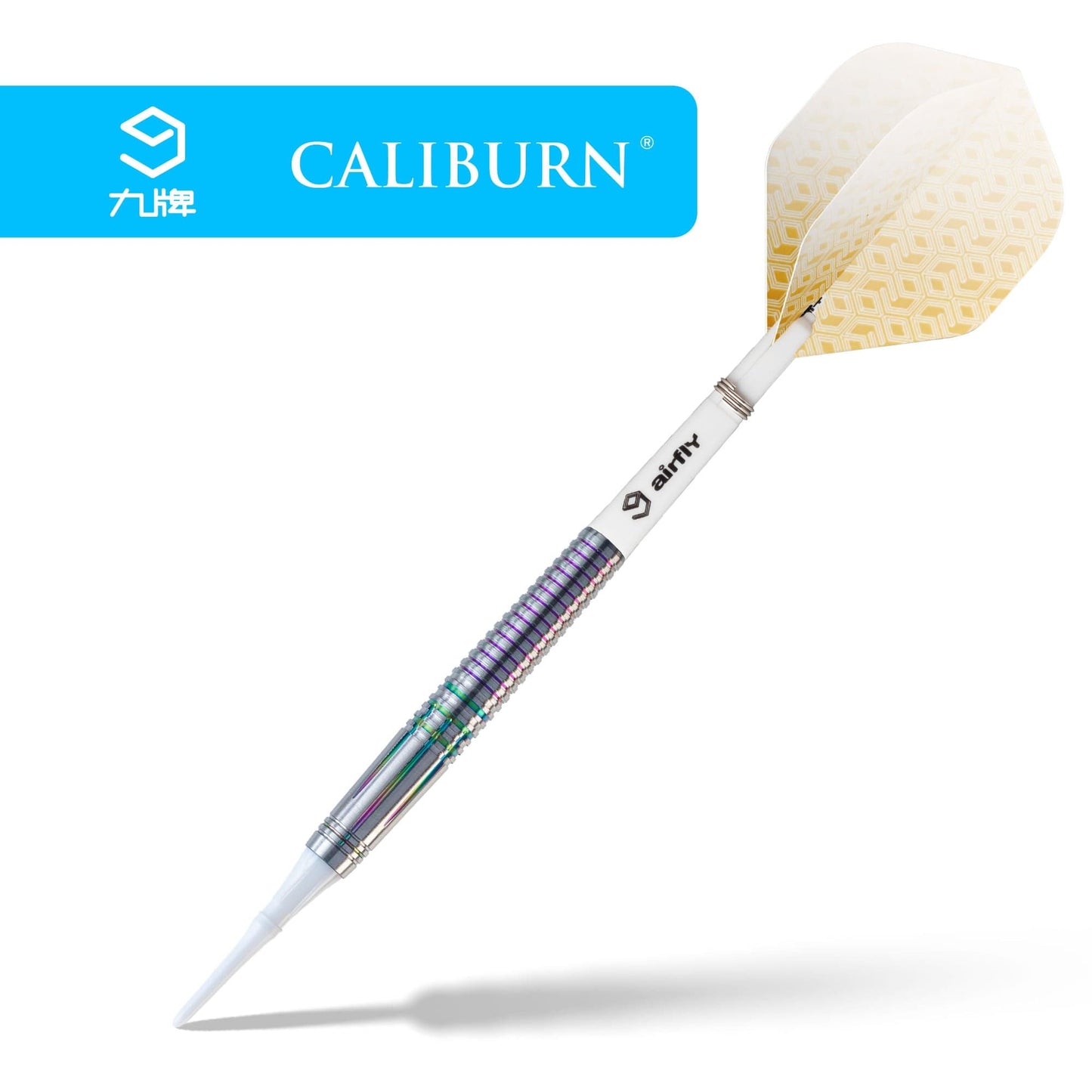 Caliburn Jaguar Darts - Soft Tip - 90% - Rainbow