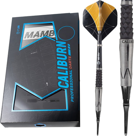 *Caliburn Player Darts - Soft Tip - 95% - Black Titanium - Mamba 19g