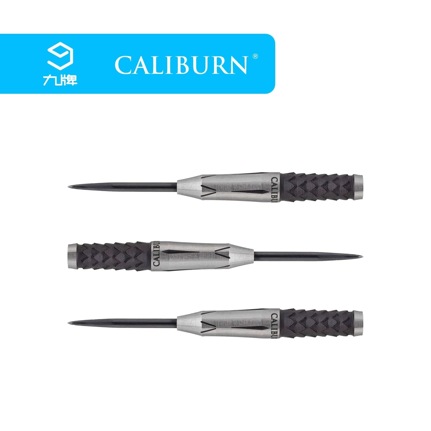 Caliburn Player Darts - Steel Tip - 95% - Black Titanium - Mamba 21g