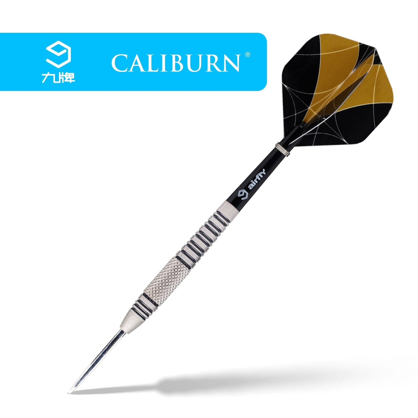 Caliburn Marshal Air Darts - Steel Tip - 90% - M1 - Black