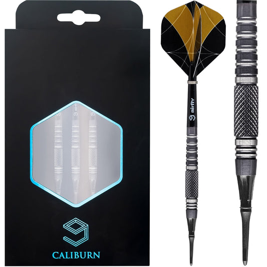Caliburn Marshal Darts - Soft Tip - 90% - M1 - Black Titanium 20g