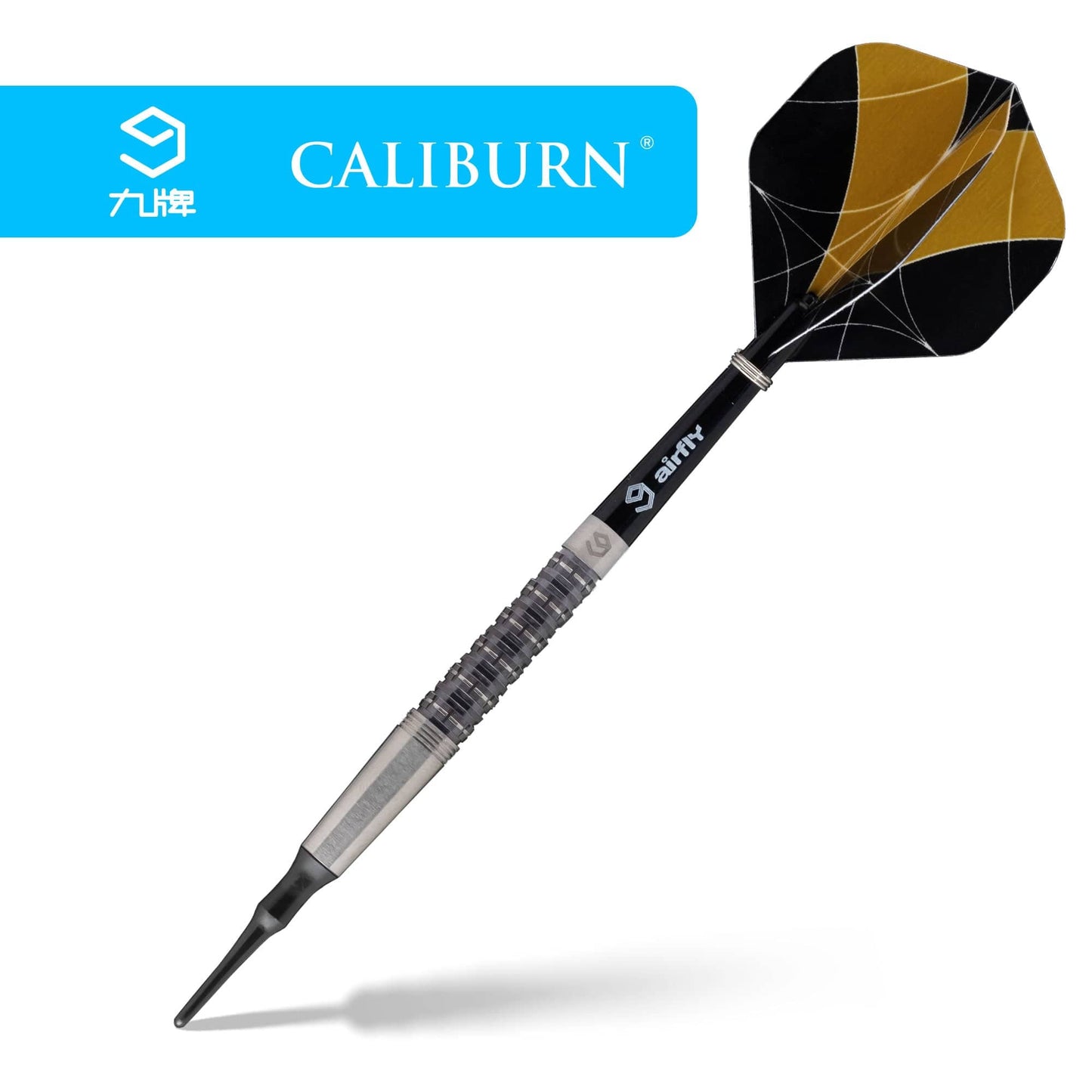 Caliburn Nights Watch Darts - Soft Tip - 95% - N2 - Black