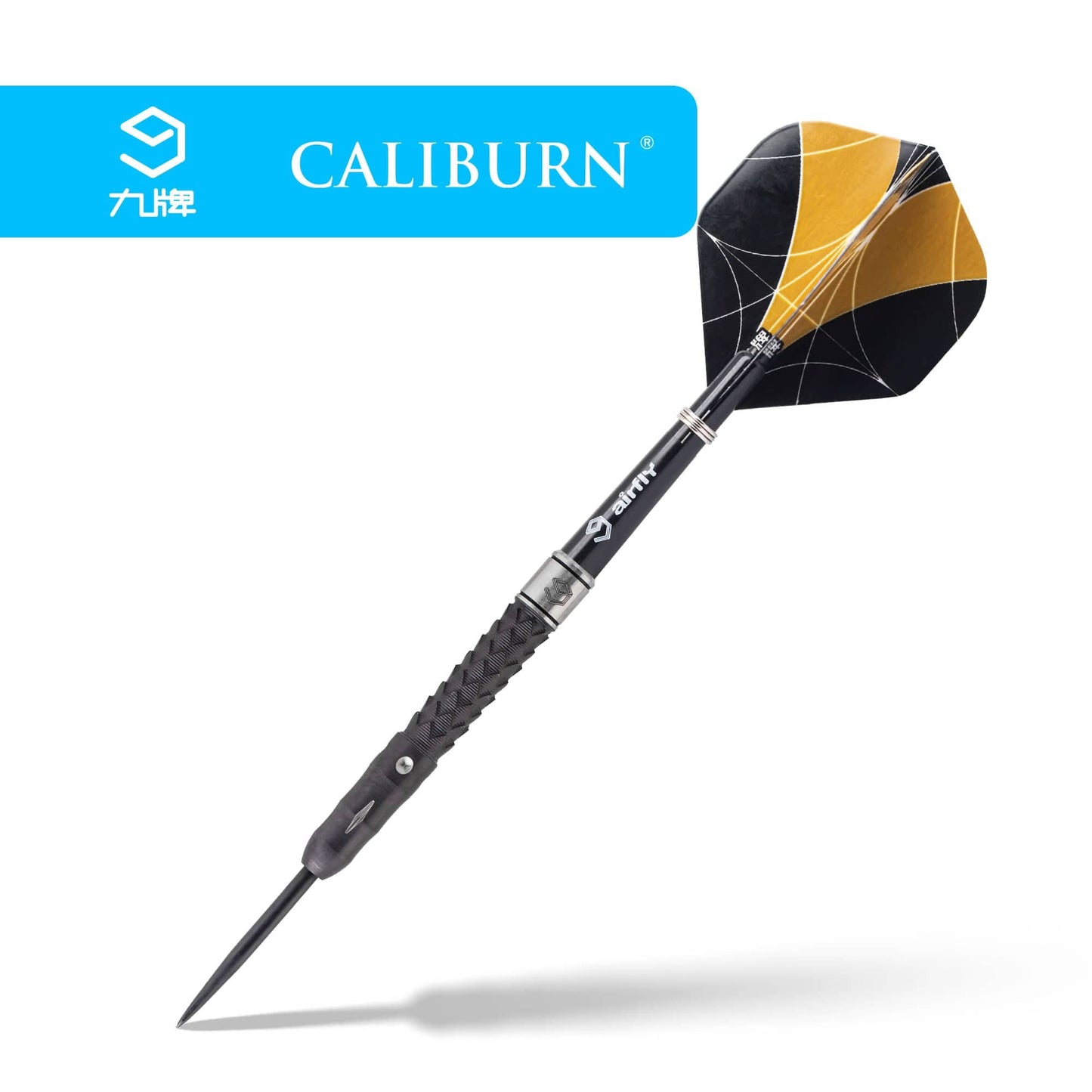 Caliburn Player Darts - Steel Tip - 95% - Black Titanium - Orca 23g