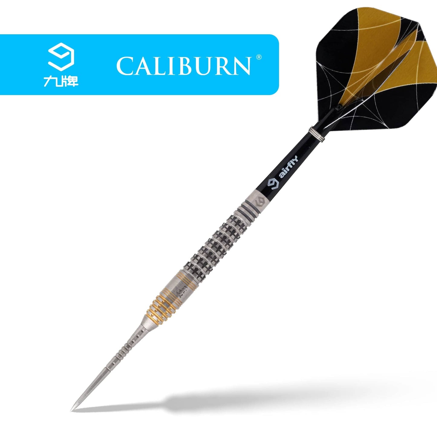 Caliburn Player Darts - Steel Tip - 90% - Silver & Gold - Han
