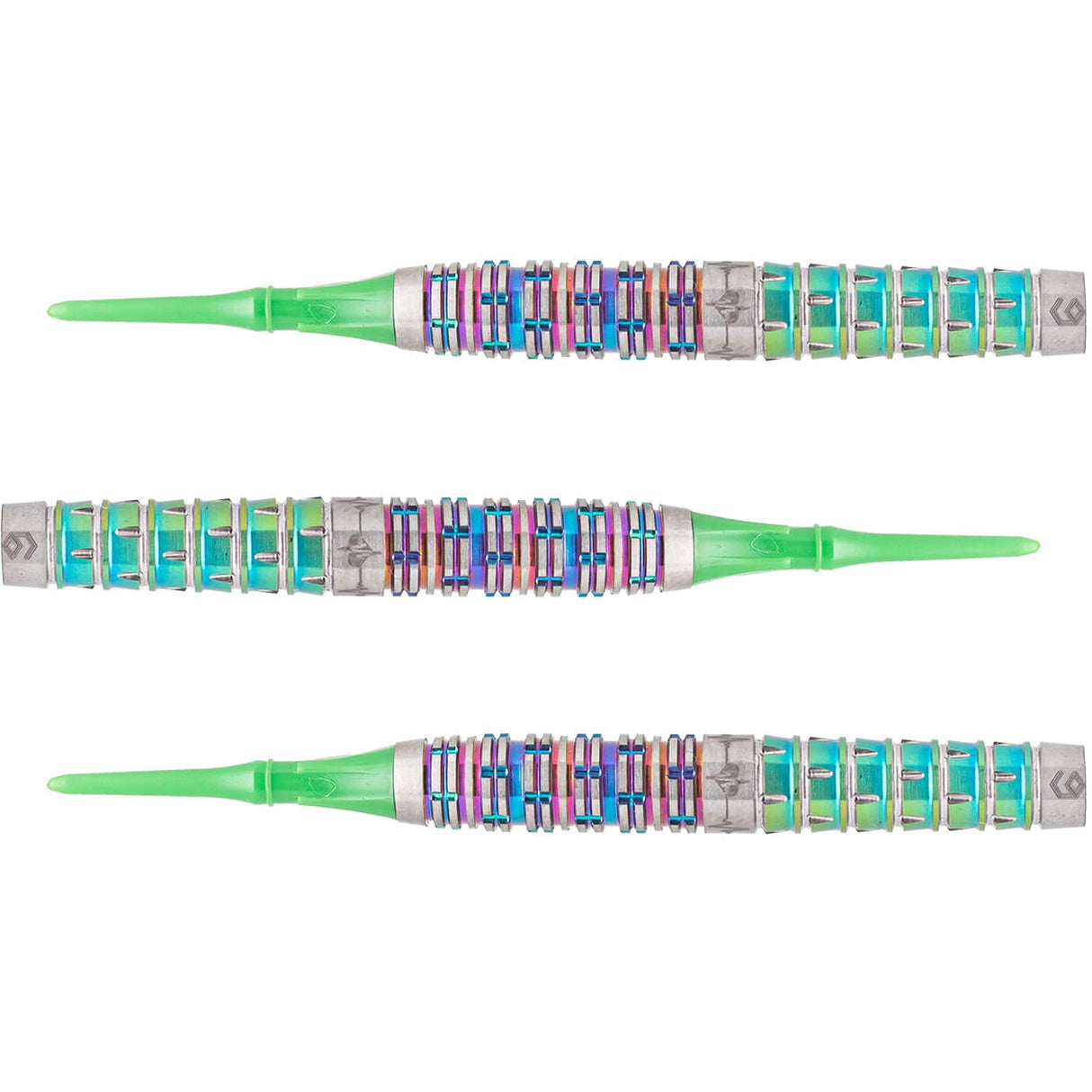 Caliburn Player Darts - Soft Tip - 95% - Rainbow Coating - Raine