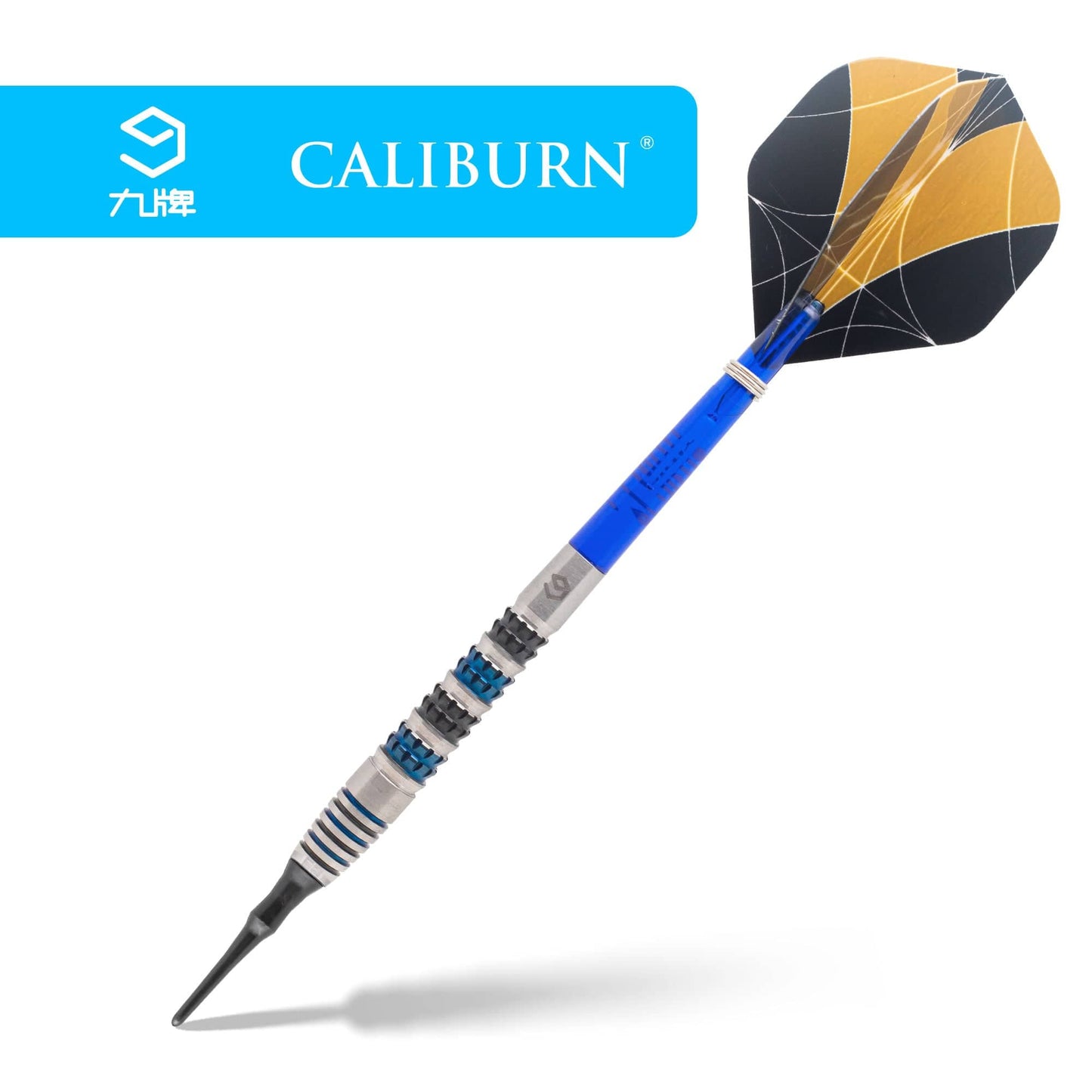 Caliburn Ringerike Darts - Soft Tip - 90% - Black & Blue