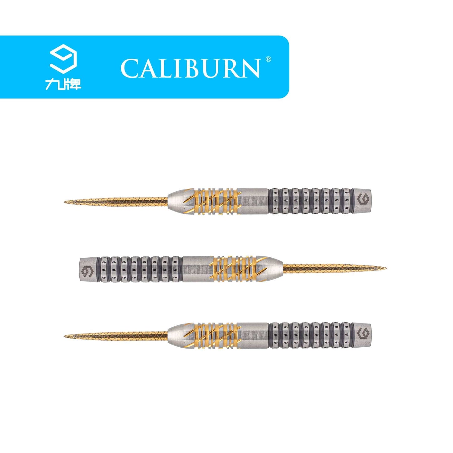 Caliburn Player Darts - Steel Tip - 95% - Black & Gold - Sandy II 23g