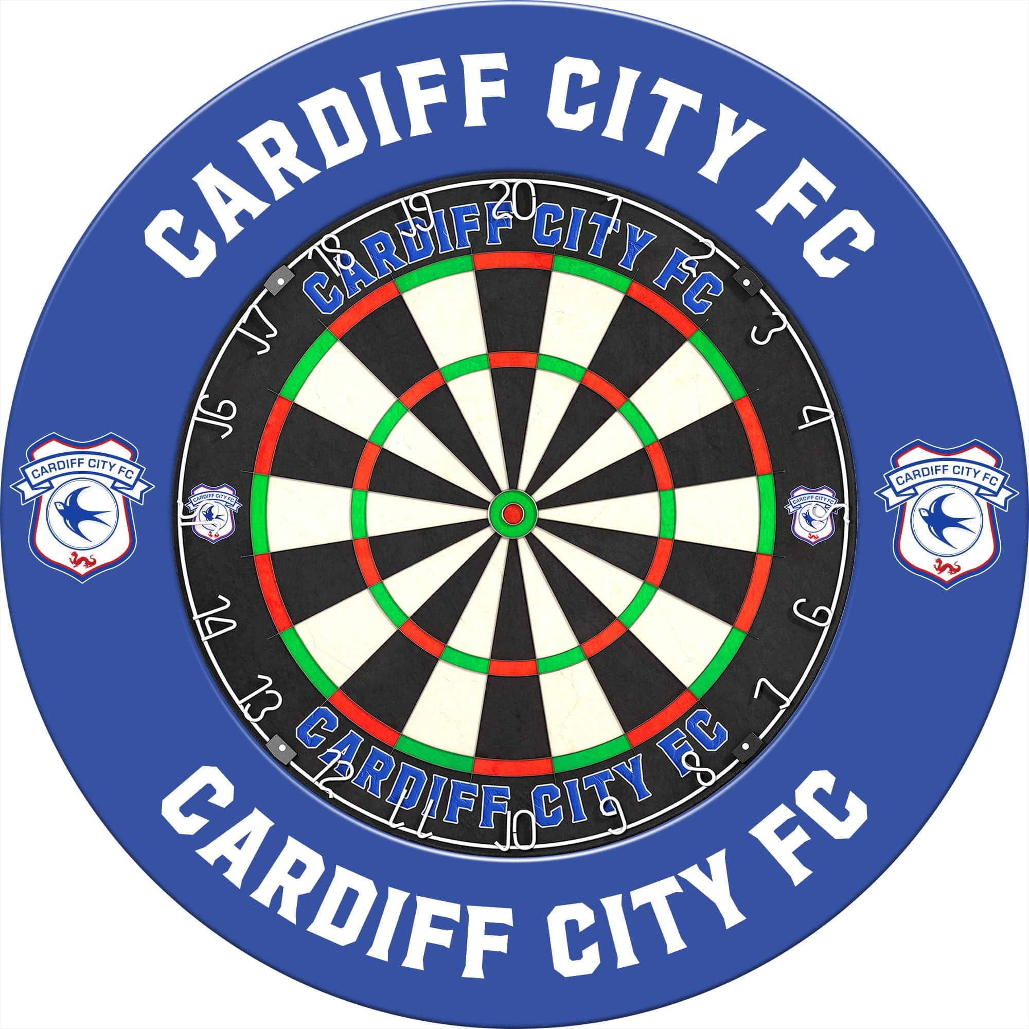 Cardiff City FC - Official Licensed - Dartboard Surround - S1 - Blue C