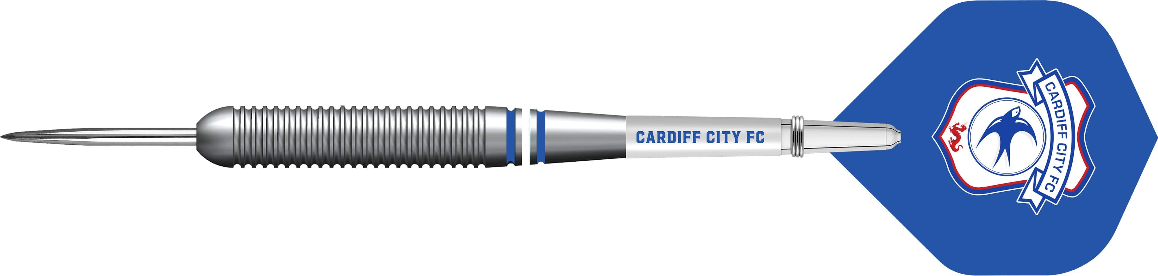 Cardiff City FC Official Licensed Steel Tip Darts Brass 22g