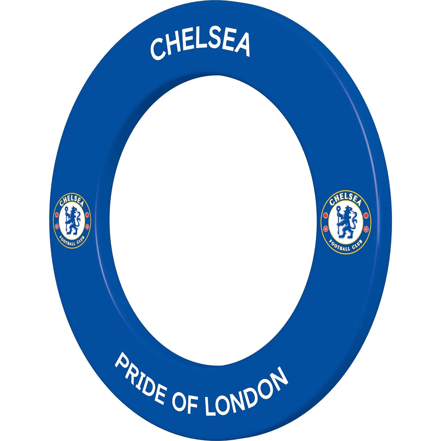 Chelsea Football Dartboard Surround - Official Licensed - Chelsea FC - S1 - Pride Of London - White