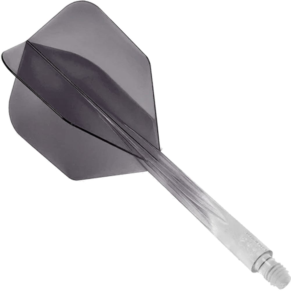 Condor AXE Gradient Dart Flights - Exclusive - Small - Clear Black