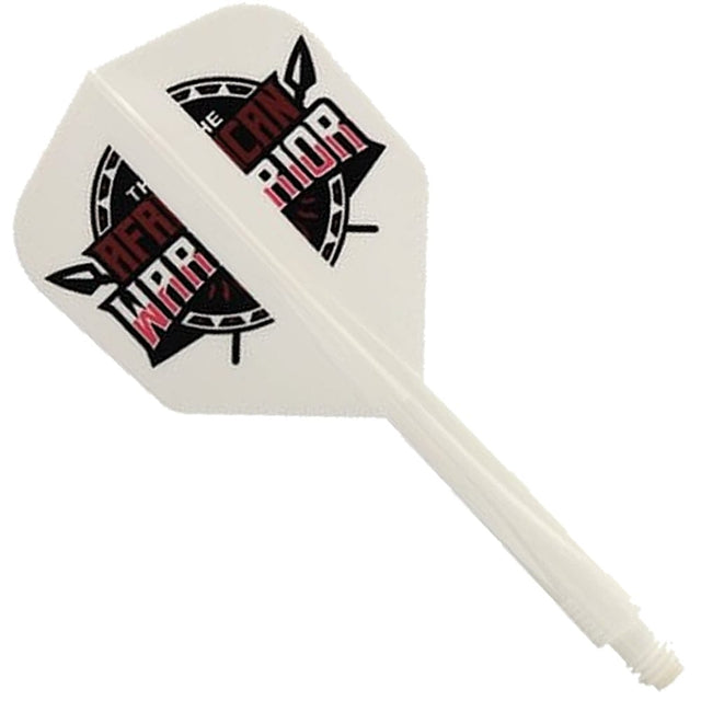 *Condor AXE Dart Flights - Devon Petersen - Small - African Warrior - Inspiration 2 - White