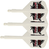 *Condor AXE Dart Flights - Devon Petersen - Small - African Warrior - Inspiration 2 - White Short