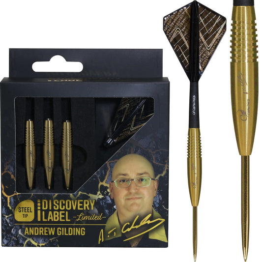 Cosmo Darts - Andrew Gilding - 95% Steel Tip - Limited Edition - Gold 25g