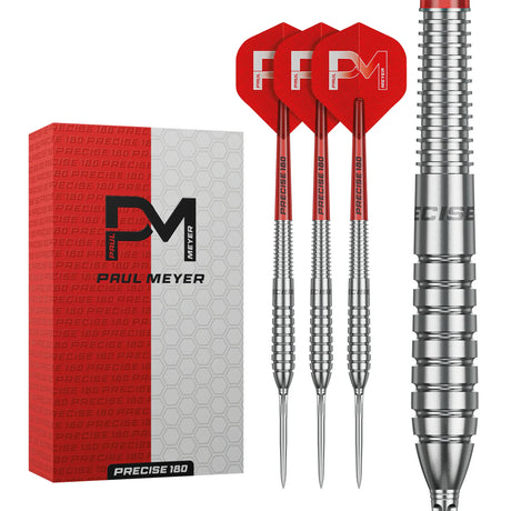 Precise 180 Paul Meyer Darts - Steel Tip - 90% Tungsten