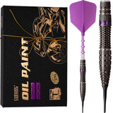Cuesoul Motorcycle Darts - Soft Tip Tungsten - Exhaust - Hope Ring - Purple 23g