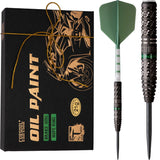 Cuesoul Motorcycle Darts - Steel Tip Tungsten - Brake Disc - Hope Ring - Green 21g