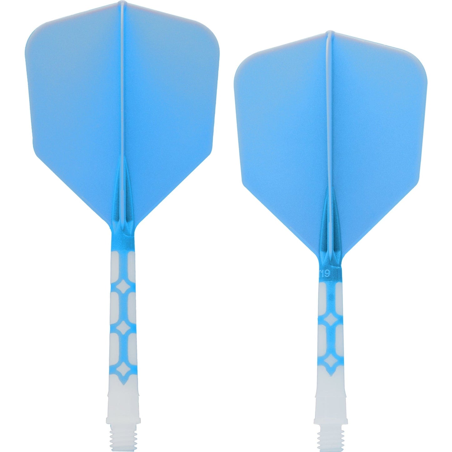 Cuesoul Rost T19 Integrated Dart Shaft and Flights Big Wing White