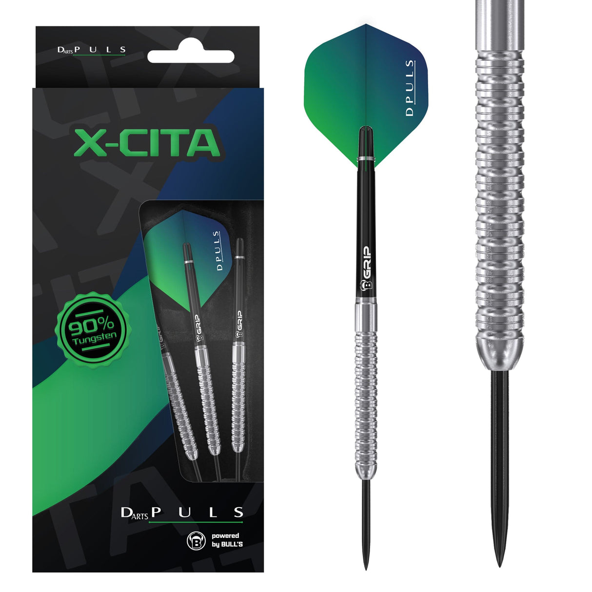 DPuls X-Cita Darts - Steel Tip - 90% Tungsten 23g
