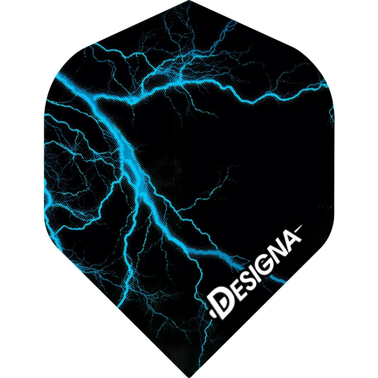 *Designa Lightning Strike Dart Flights - Extra Strong - Std Blue