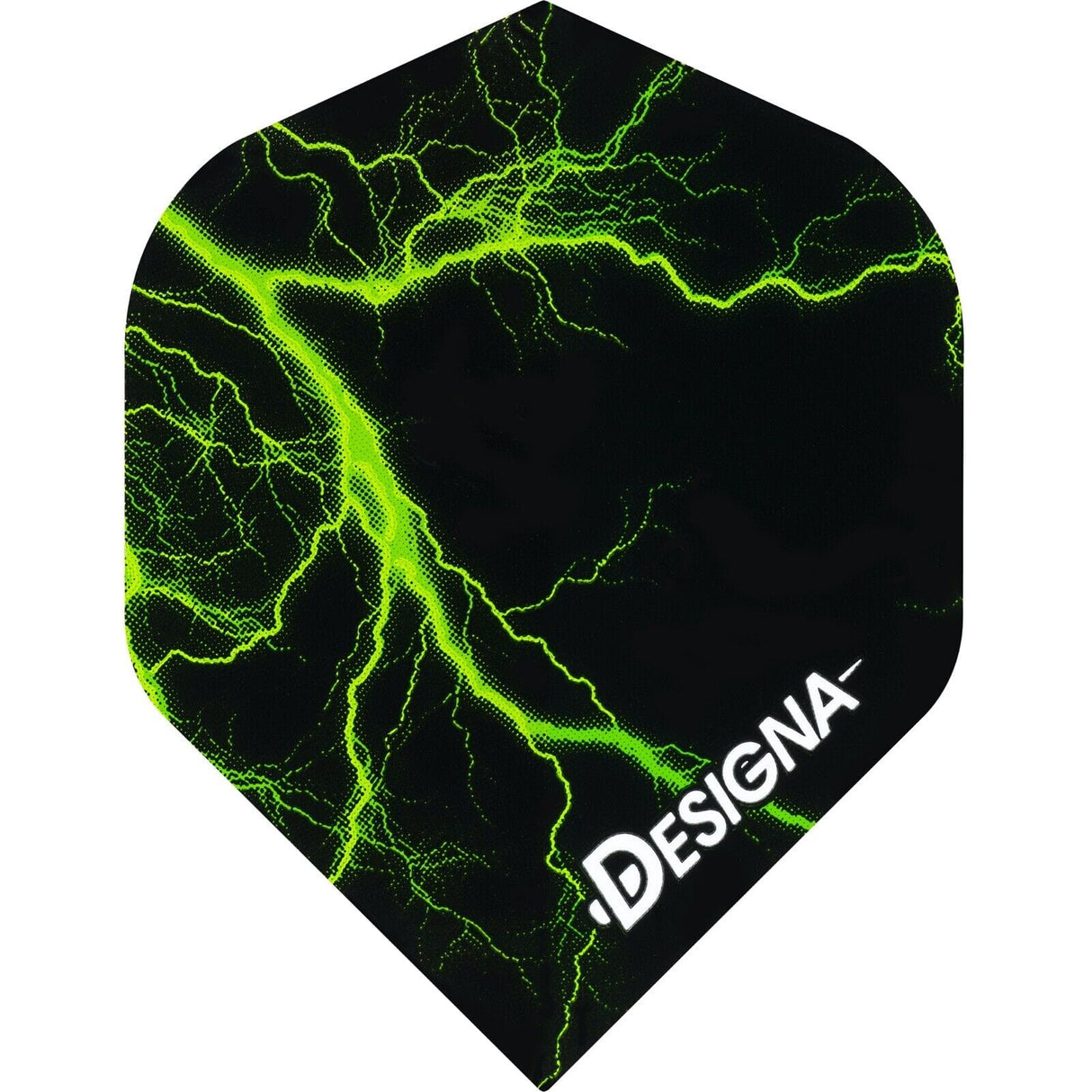 *Designa Lightning Strike Dart Flights - Extra Strong - Std Green