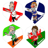 *Dart Flights - Designa Patriot - Extra Strong - Std