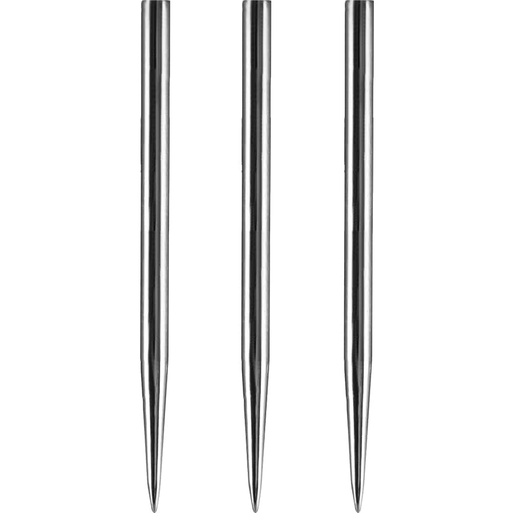 Designa Spare Points - for Steel Tip Darts - Smooth - Silver 50mm