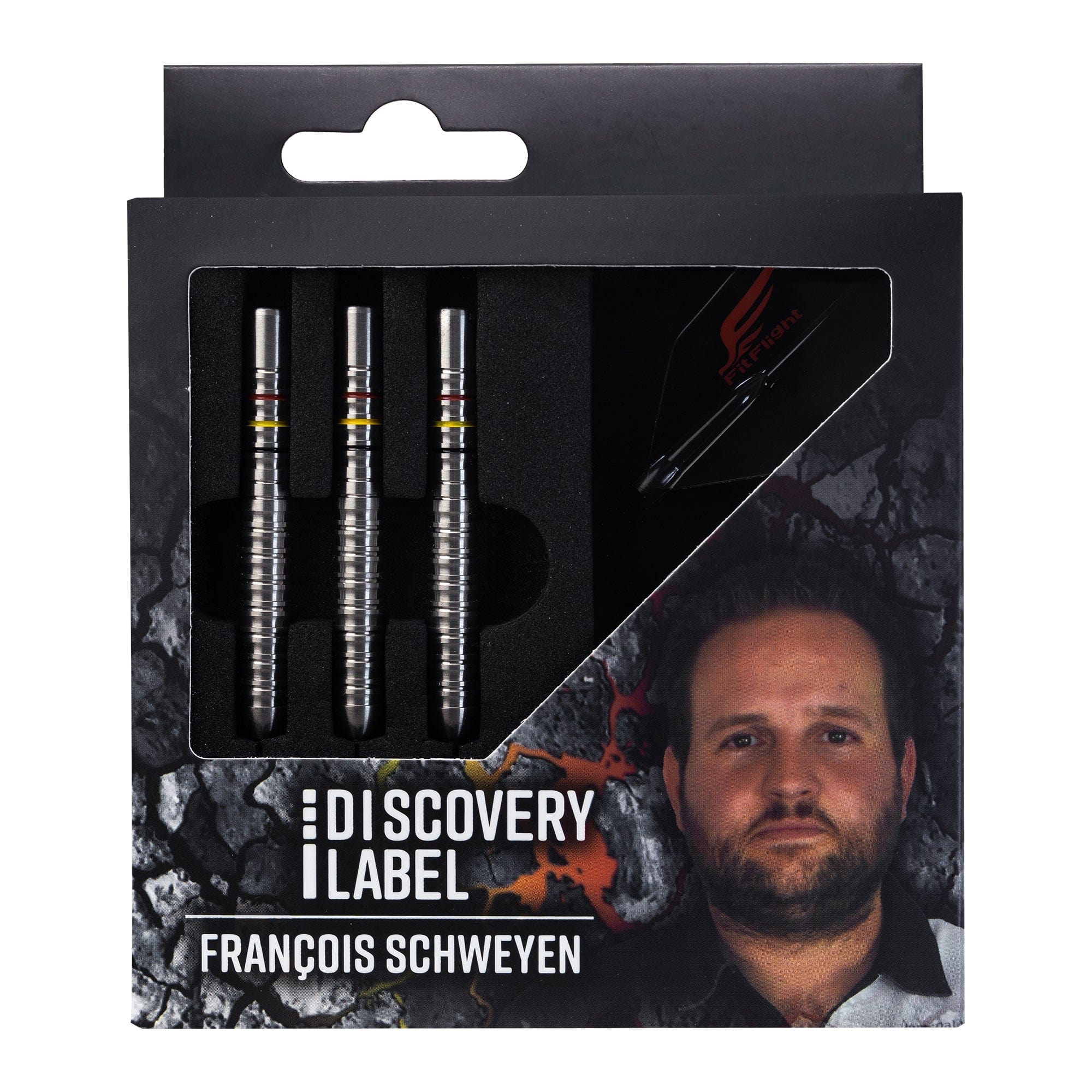 Cosmo Discovery Label Darts - Steel Tip - 90% Tungsten - Francois Sch