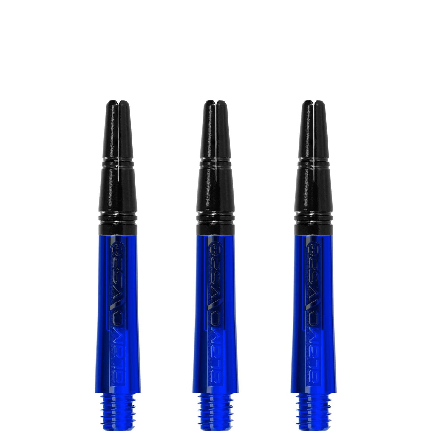 Harrows Alamo VS2 Dart Shafts - Polycarbonate - Black Aluminium Top - Blue Short