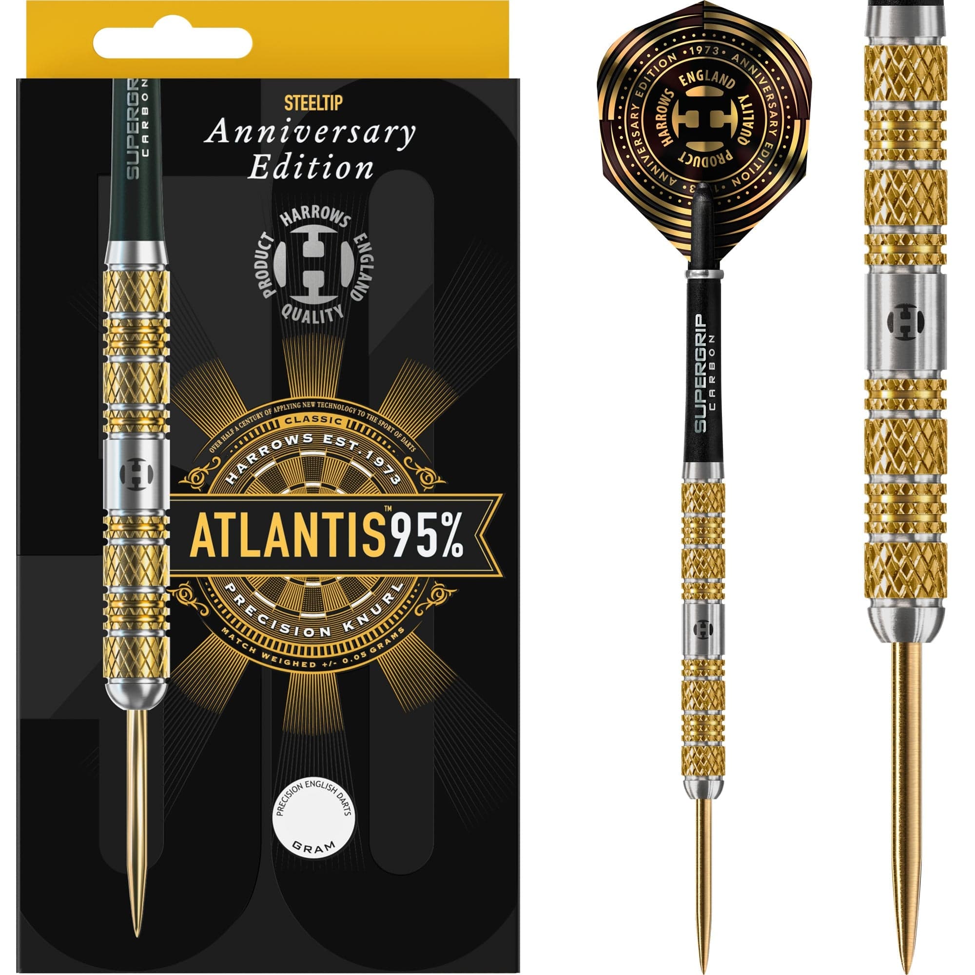 Harrows Atlantis Darts - Steel Tip - 95% - Anniversary