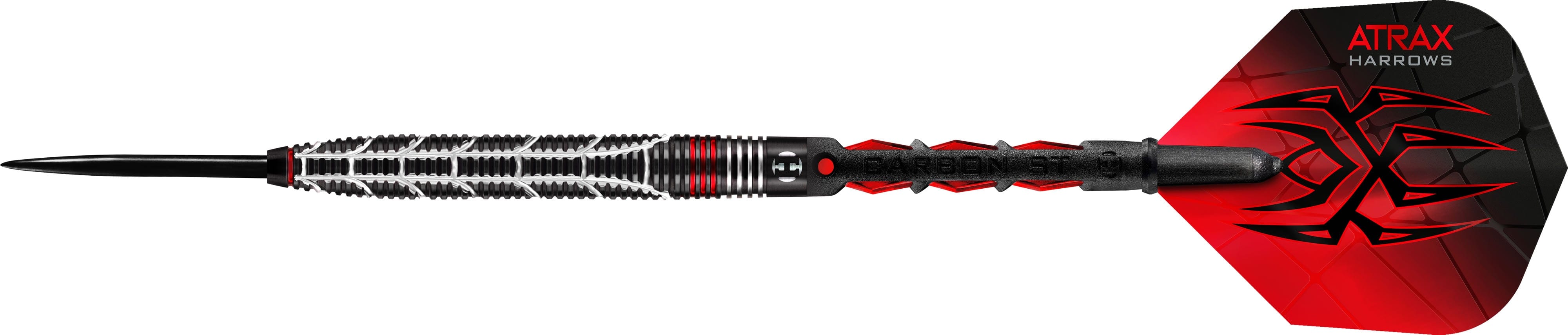 Harrows Atlantis 95% Tungsten Steel Tip Darts Set. Available In 22g 24g 26g Includes Midi Supergrip Carbon Shafts New Anniversary 100 Micron - View #10
