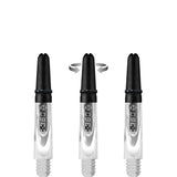 Harrows Carbon 360 Shafts - Polycarbonate Dart Stems with Carbon Top - Clear Short