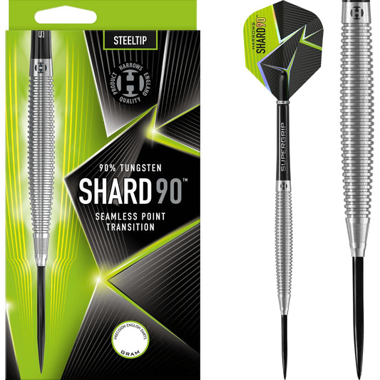 Harrows Shard Darts - Steel Tip - 90% - Ringed 21g