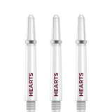 Heart of Midlothian FC - Official Licensed - Hearts - Nylon Stems - Dart Shafts with Springs - White Tweenie