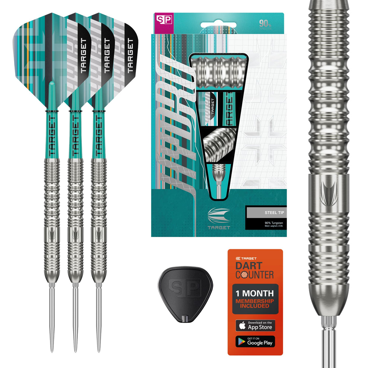 Target Hydro Darts - Steel Tip - 90% Tungsten - 01