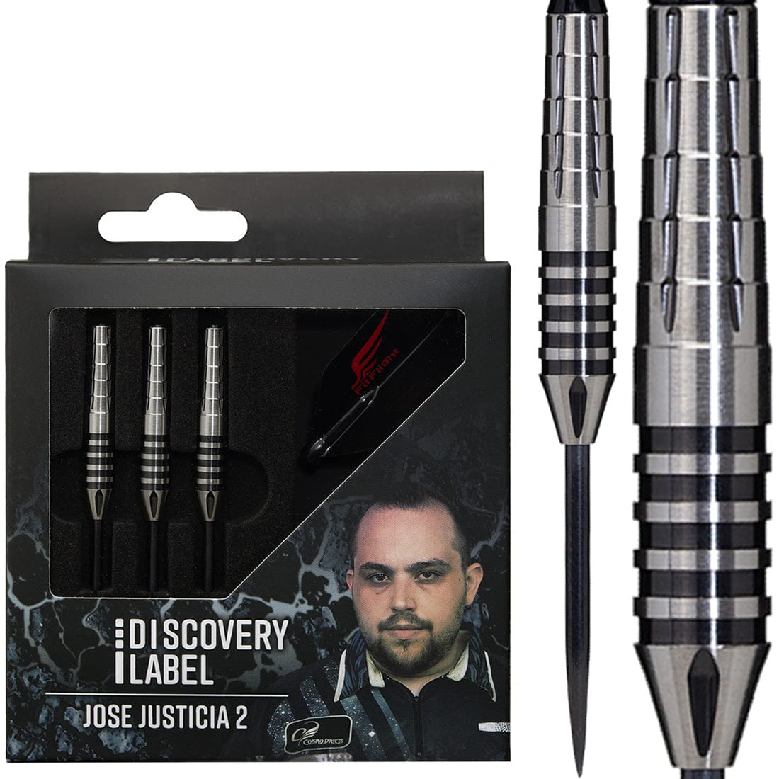 Cosmo Darts - Discovery Label - Steel Tip - Jose Justicia Perales v2 20g