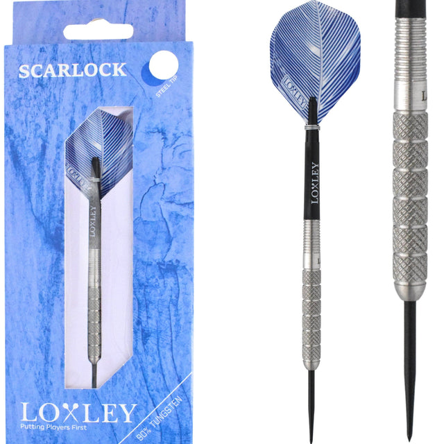 *Loxley Scarlock Darts - Steel Tip - Front Knurl 21g