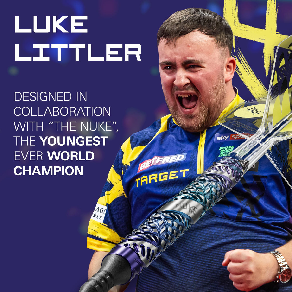 Target Luke Littler Darts - Soft Tip - 95% Tungsten - Edge 19g