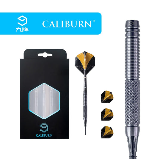 Caliburn Marshal Darts - Soft Tip - 90% - M2 - Black Titanium