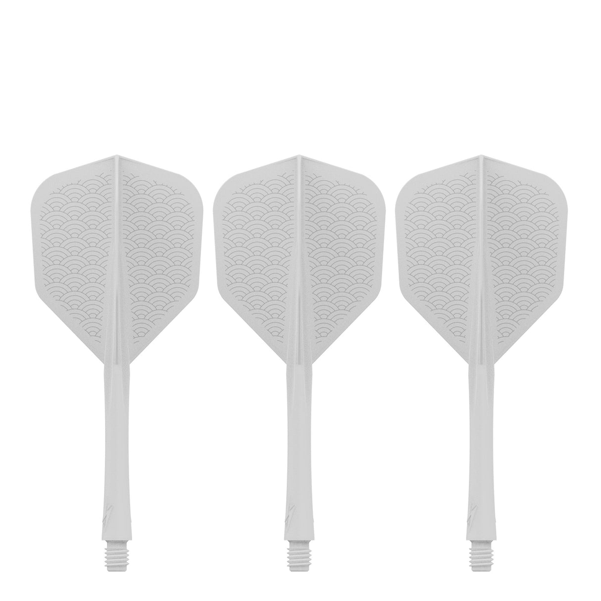 Caliburn SUP Flights - Moulded Shaft and Flight -  Standard No6 - Waves - White