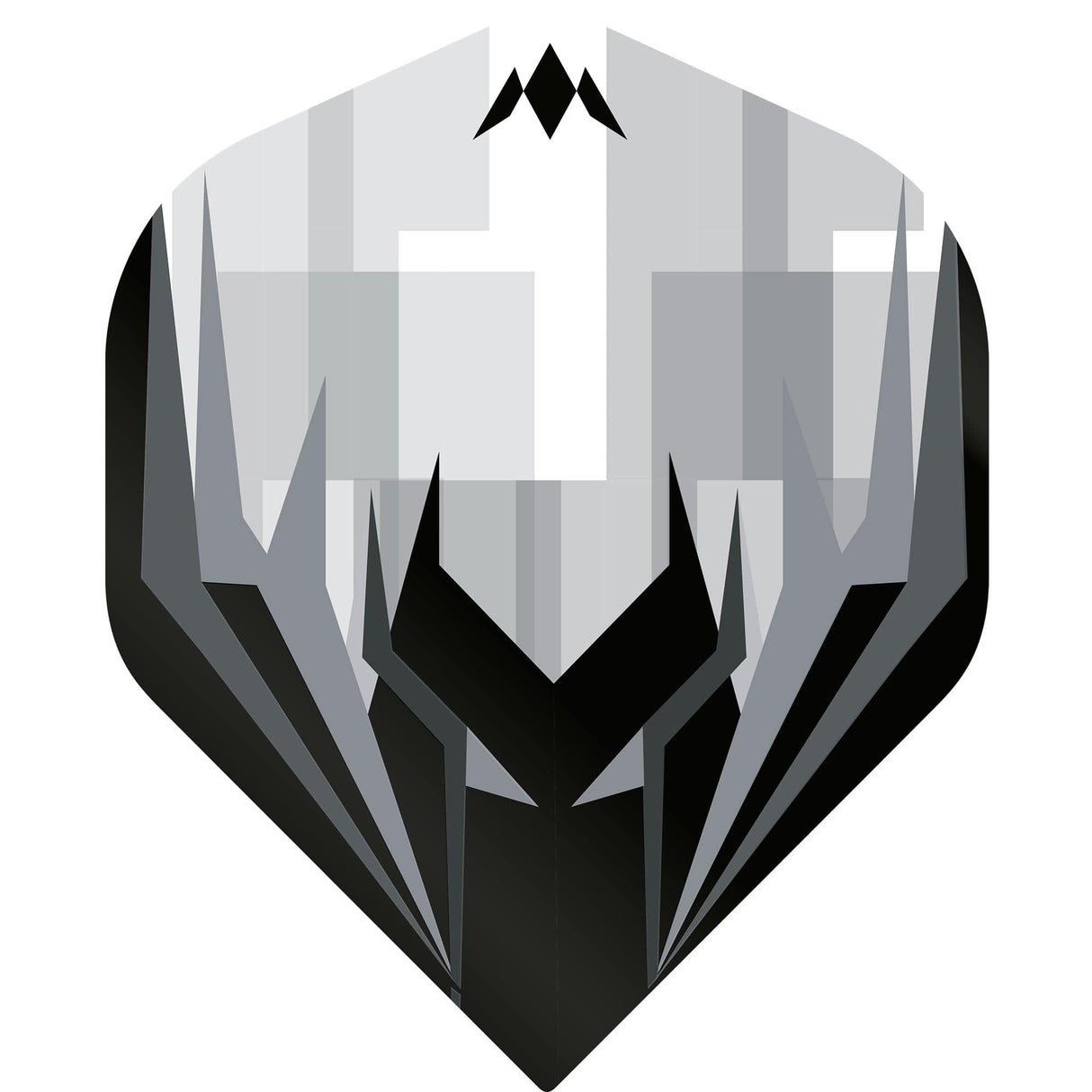 *Mission Atmosphere Dart Flights - No2 - Std - Black Black White