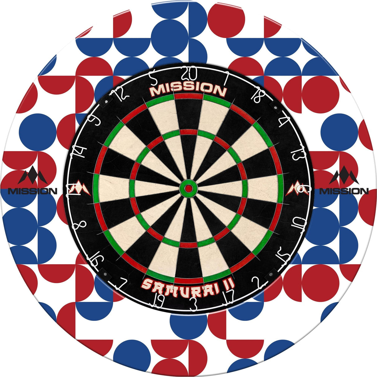 Mission Dartboard Surround - Nederland Design - White - Art Deco