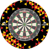 Mission Dartboard Surround - Deutschland Design - Black - Art Deco
